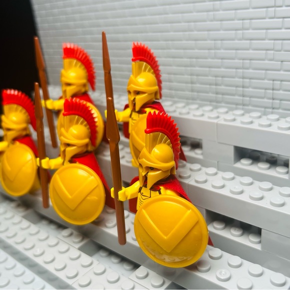 Spartan Warrior Custom Minifigures Lot of 5 - Picture 3 of 4